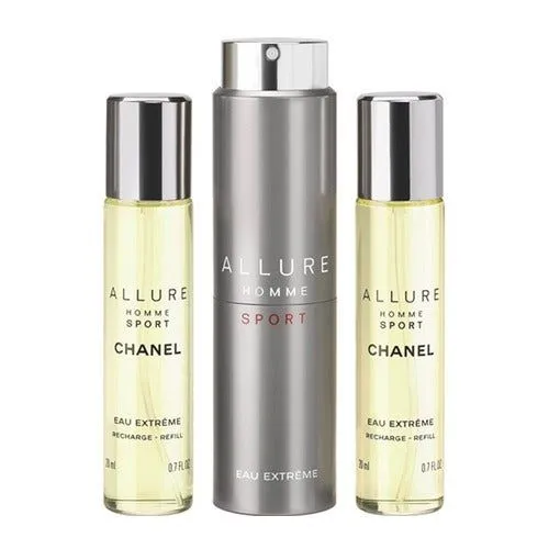 Chanel Allure Homme Sport Eau Extreme 20 ml - Eau de Toilette - Herenparfum - Navulbaar 3 x 20 ml