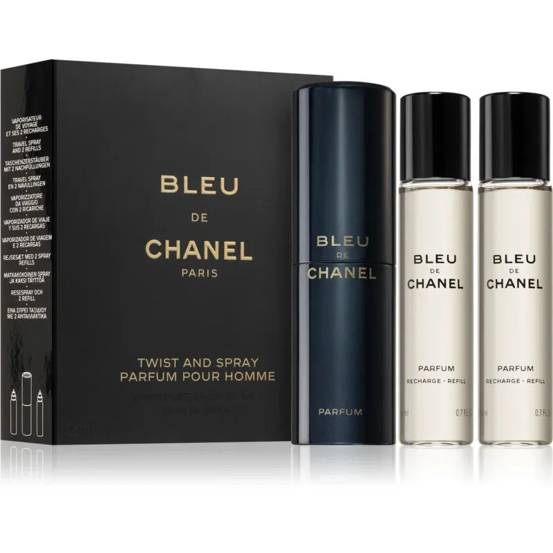 Chanel Bleu de Chanel Twist & Spray eau de parfum 3x 20ml