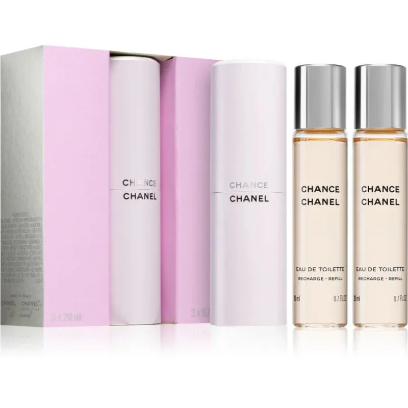 Chanel Chance Twist and Spray Refill - 3 x 20 ml = 60 ml - eau de toilette - navullingen