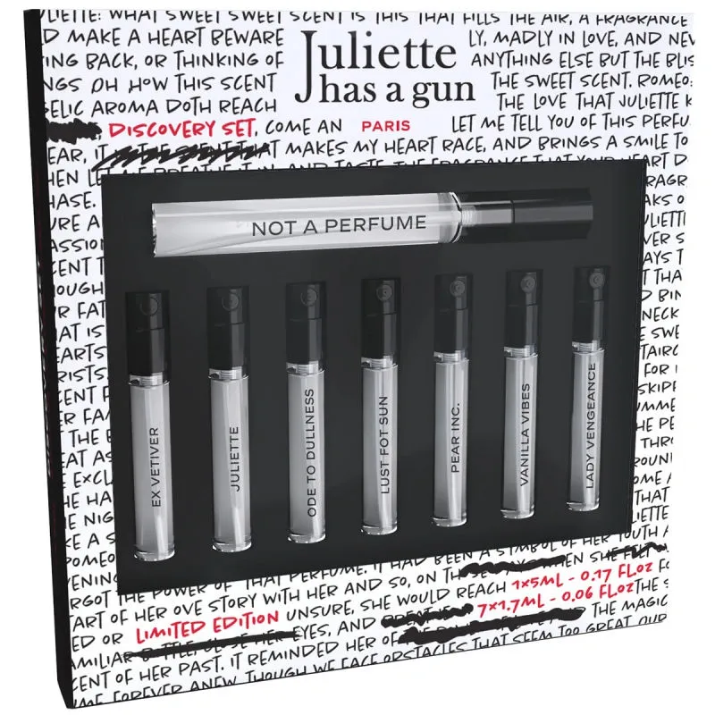 Juliette Has a Gun Discovery Kit incl. Ex Vetiver 17 ml x7 + 5ml