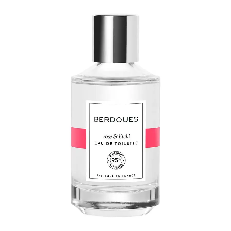 Berdoues Eaux de Toilette 95% Organics Rose & Litchi Eau de Toilette Spray 100 ml