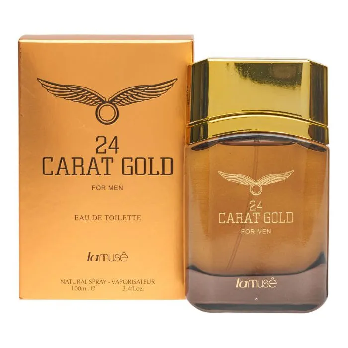 LaMuse 24 Carat Gold for men eau de toilette spray 100 ml
