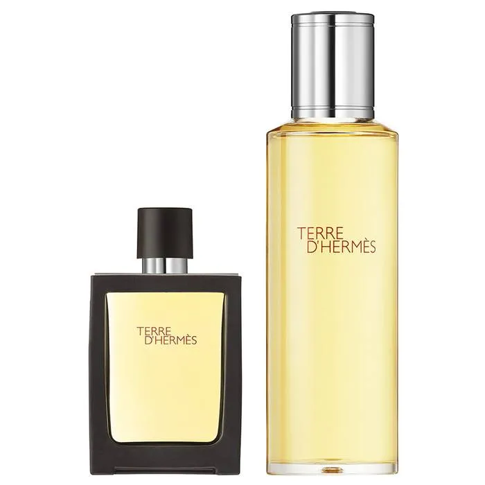 Hermes Terre d'Hermes navulbare parfum 30 ml + navulling van 125 ml