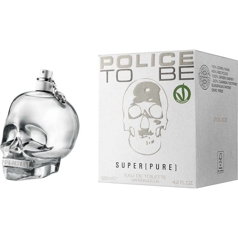 Uniseks Parfum Police EDT To Be Super [Pure] 125 ml